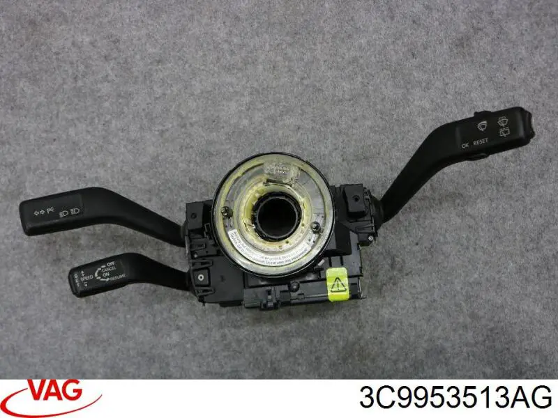 3C9953513AG VAG Comutador instalado na coluna da direção, montado