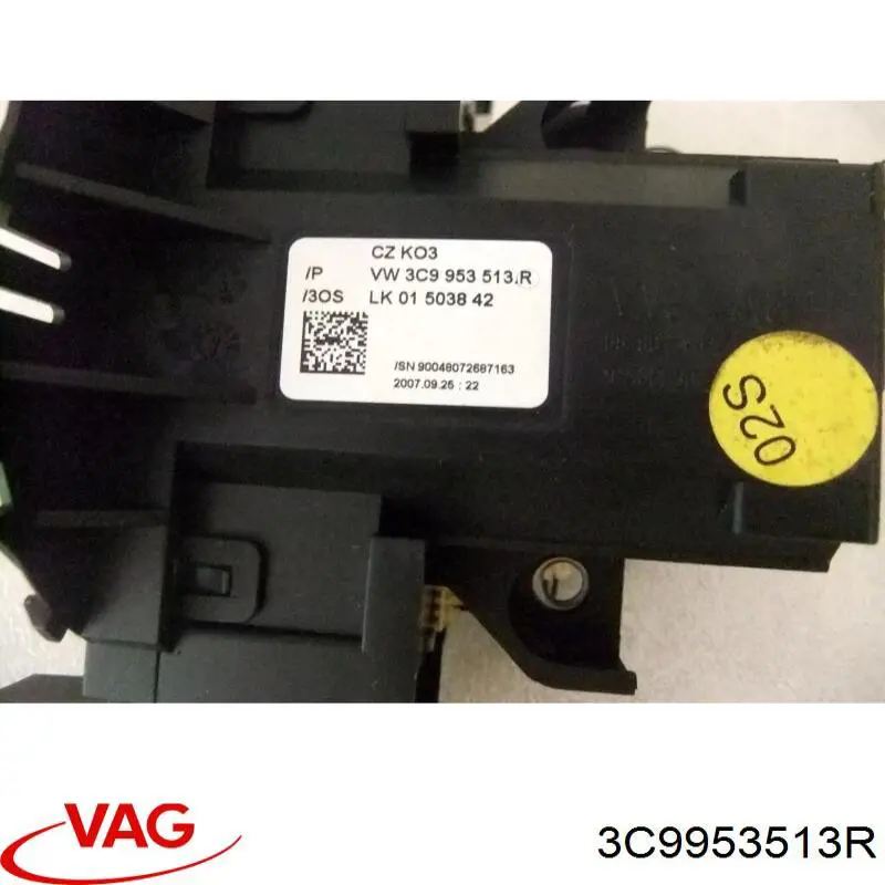 Compre 3C5953513B9B9 VAG Comutador instalado na coluna da direção, montado