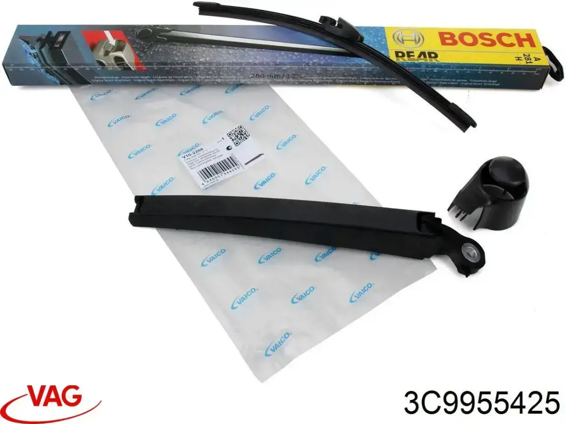 Дворник задний 3C9955425 VAG