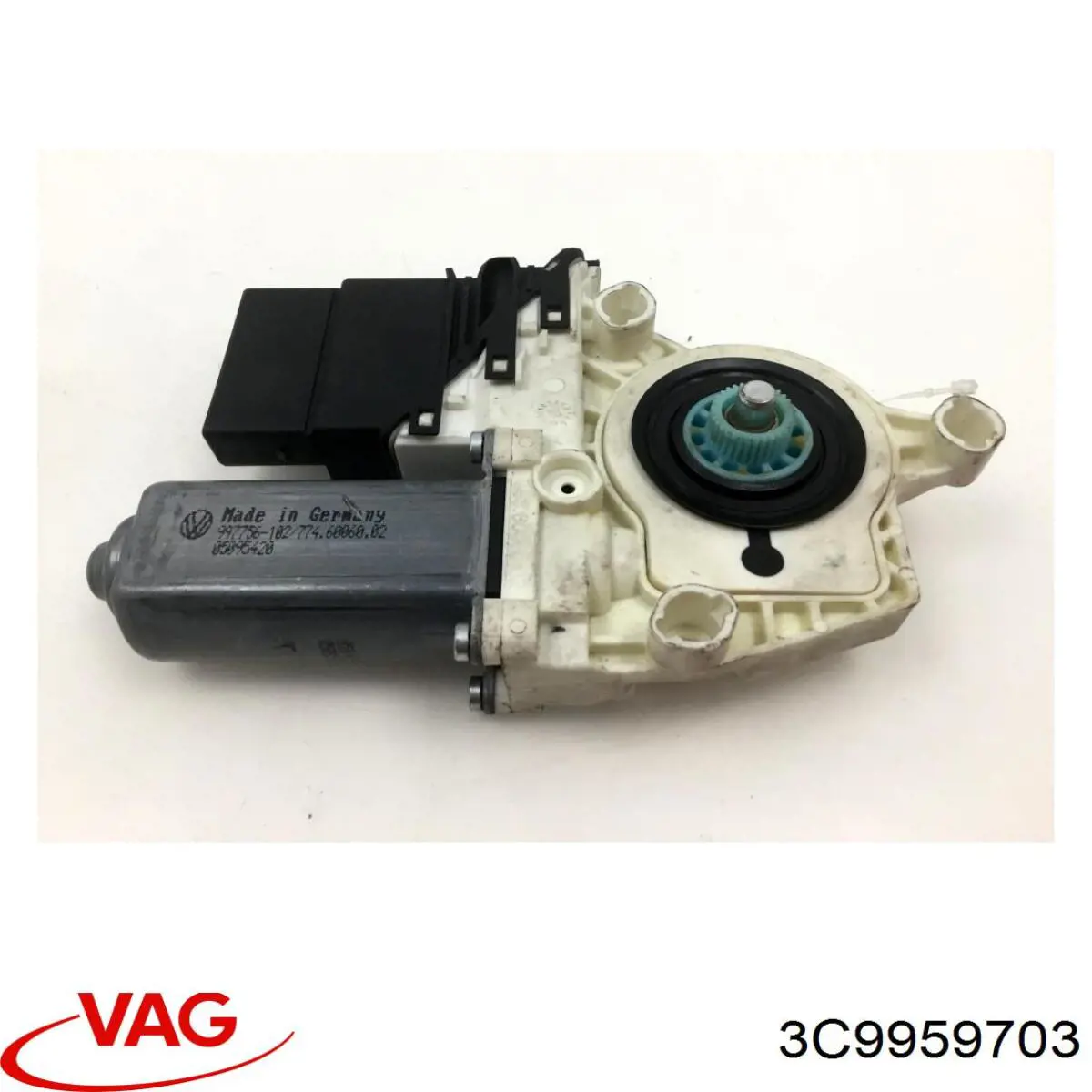 3C9959703 VAG Мотор стеклоподъемника двери задней, левой