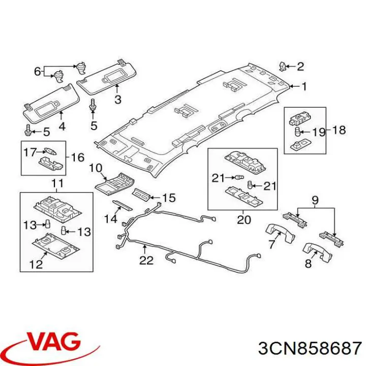 3CN858687 VAG 