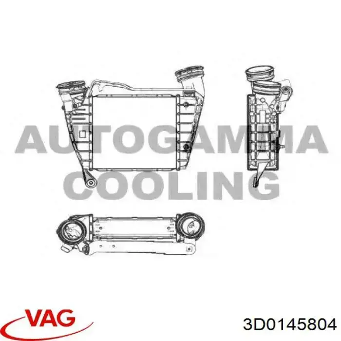 Купить 3D0145804 VAG Интеркулер