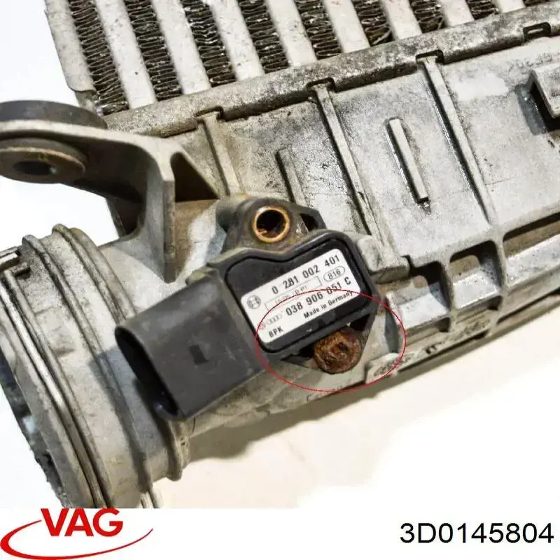 Система охлаждения наддувочного воздуха VAG 3D0145804 цена, от 28.85 USD