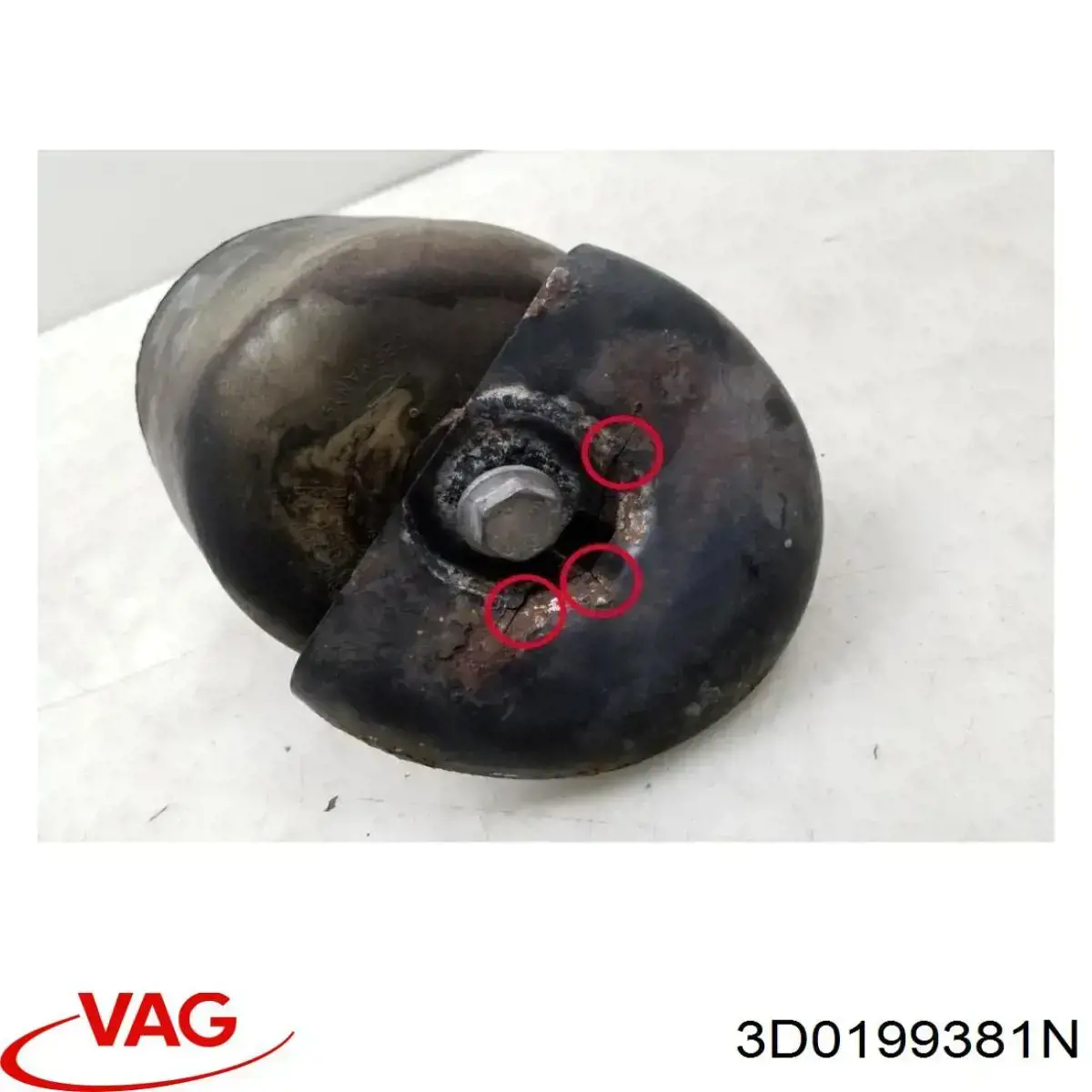 Подушка двигателя левая/правая VAG 3D0199381N