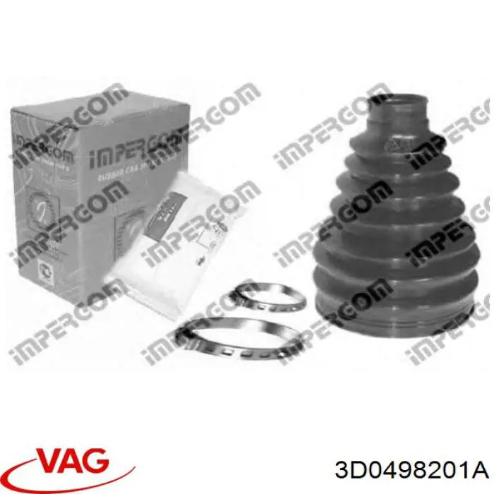 Купить 3D0498201A VAG Пыльник гранаты внутренний, передней полуоси