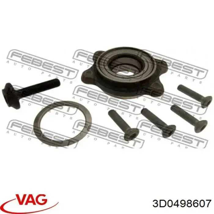Подшипник ступицы передней/задней 3D0498607 VAG