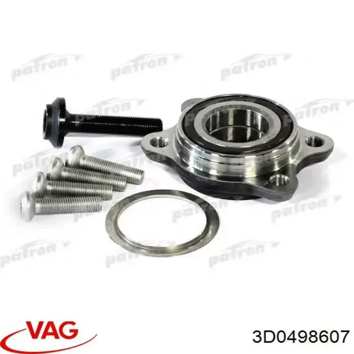 3D0498607 VAG Подшипник ступицы передней и задней