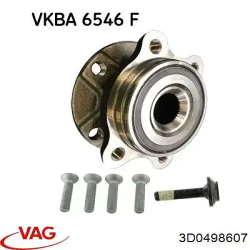 Подшипник ступицы пер/зад VAG 3D0498607 цена, от 31.67 USD