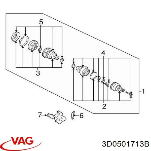 3D0501713B VAG 