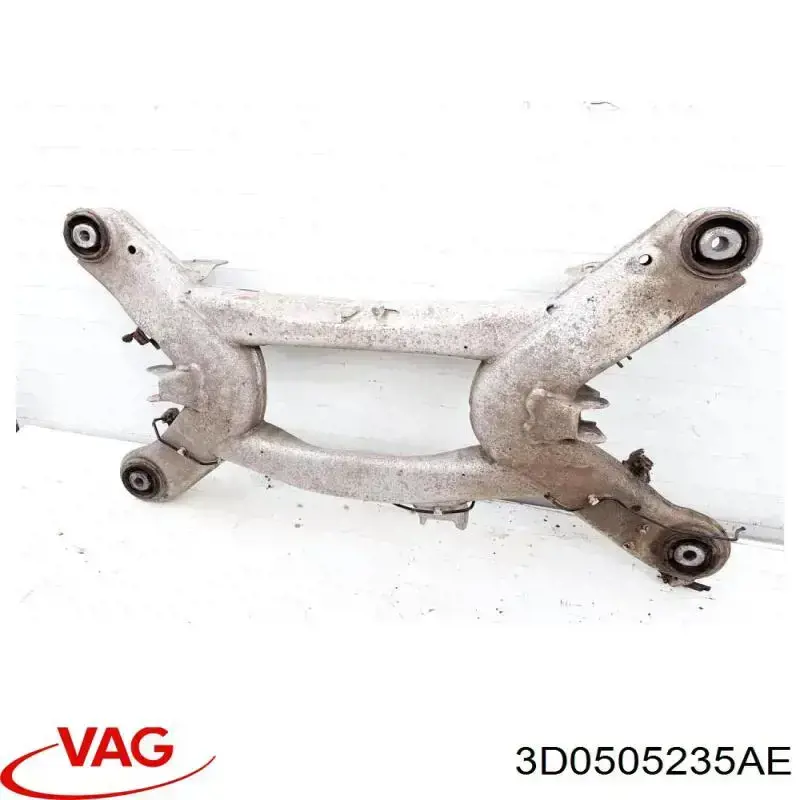 Подрамник задней подвески на Volkswagen Phaeton I 3D1, 3D2, 3D3, 3D4, 3D6, 3D7, 3D8, 3D9