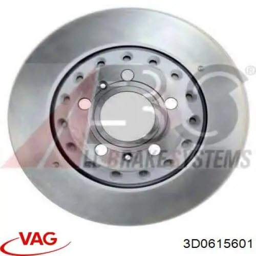 3D0615601 VAG Дисковый тормоз