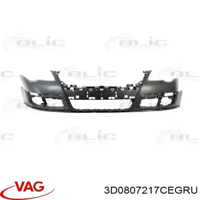 Купить 3D0807217AQGRU VAG Буфер (бампер) передний