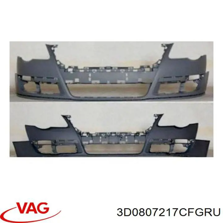 Купить 3D0807217CFGRU VAG Буфер (бампер) передний