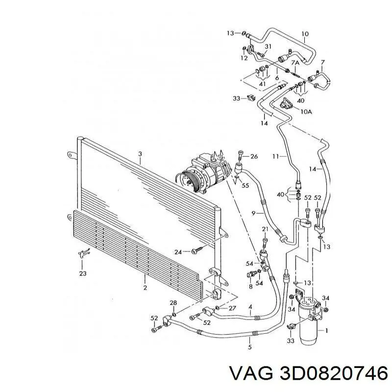  VAG 3D0820746 цена, от 8.87 USD