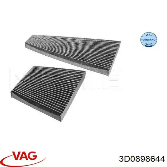 Купить 3D0898644 VAG Фильтр салона угольный