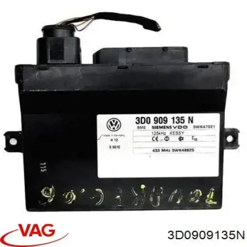 Купить 3D0909137FX VAG Блок управления центральным замком