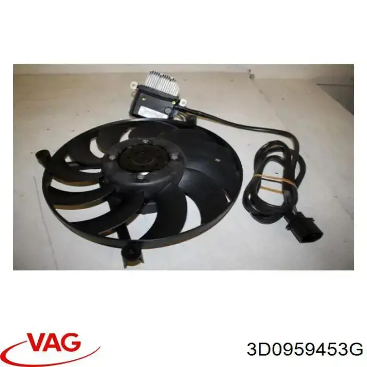 3D0959453E VAG ventilador (roda de aletas do radiador de esfriamento direito)