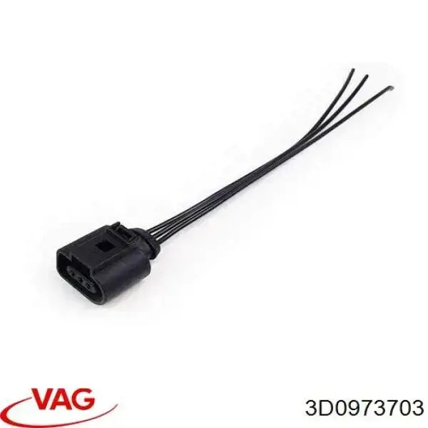 Разъем (фишка) датчика парковки 3D0973703 VAG