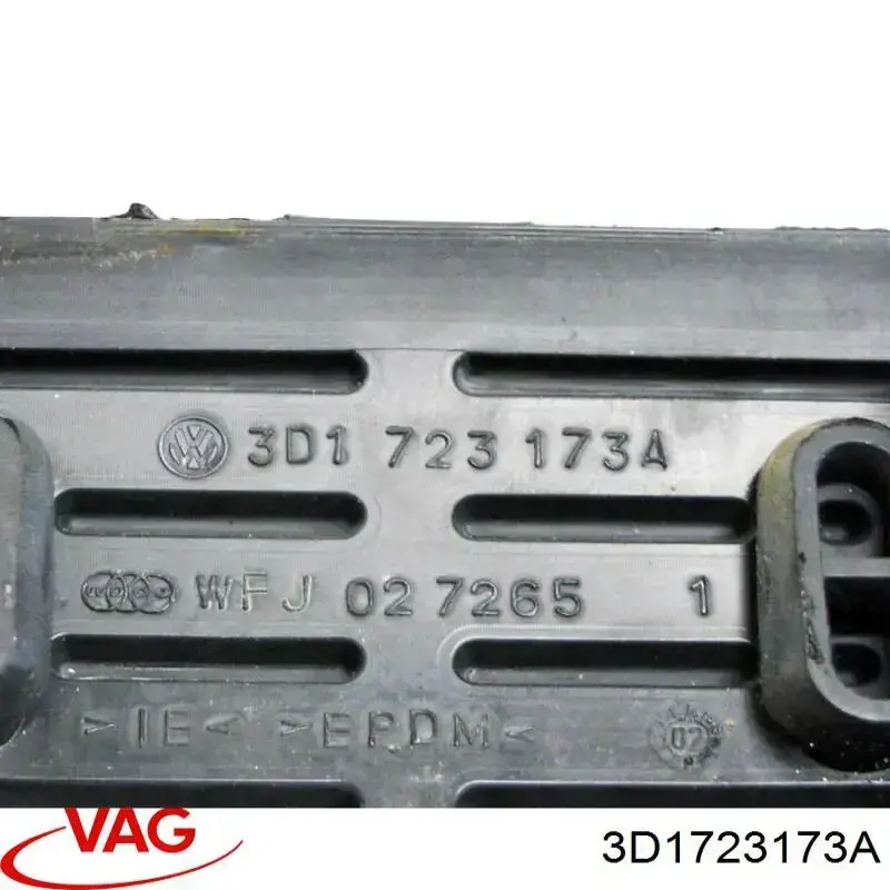 Placa sobreposta de pedal do freio para Volkswagen Touareg (7LA)