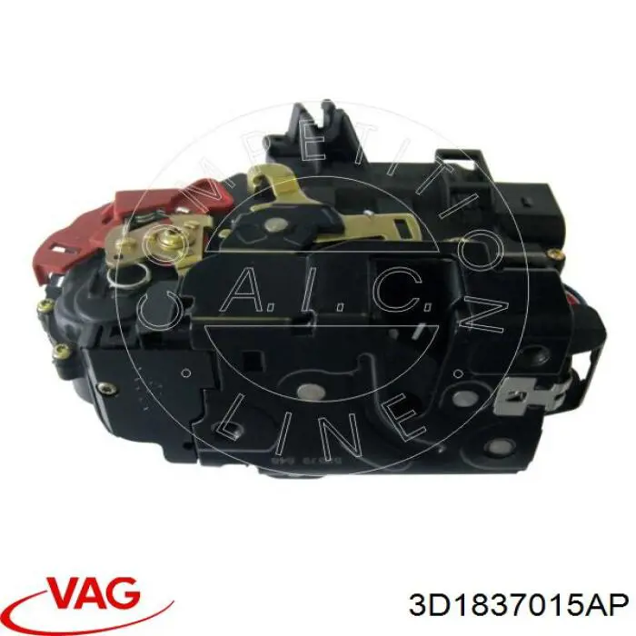 Замок водительской двери 3D1837015AP VAG