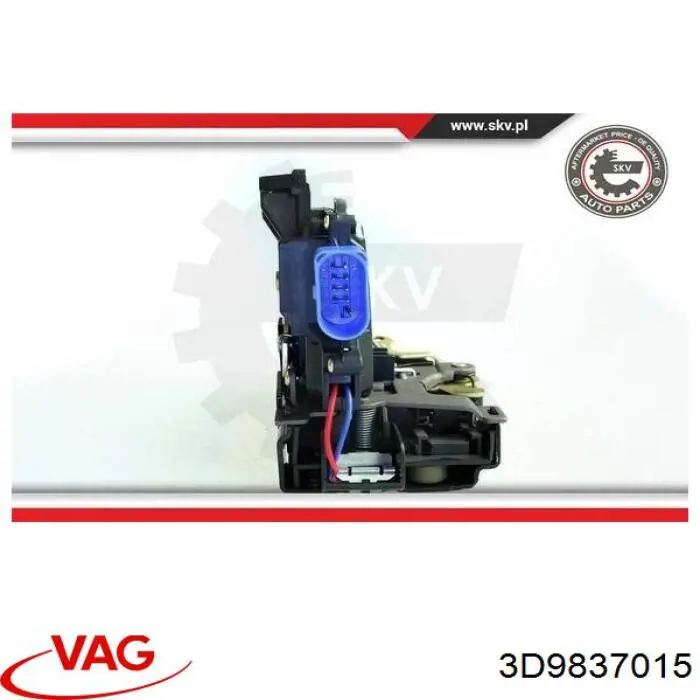 Купить 3D9837015 VAG Замок водительской двери