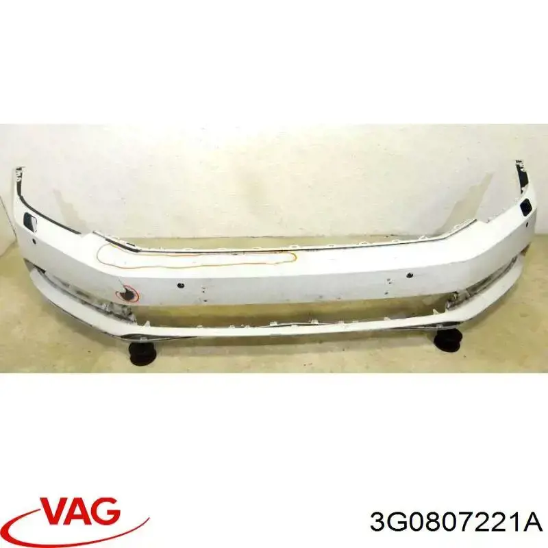 3G0807221A VAG передний бампер
