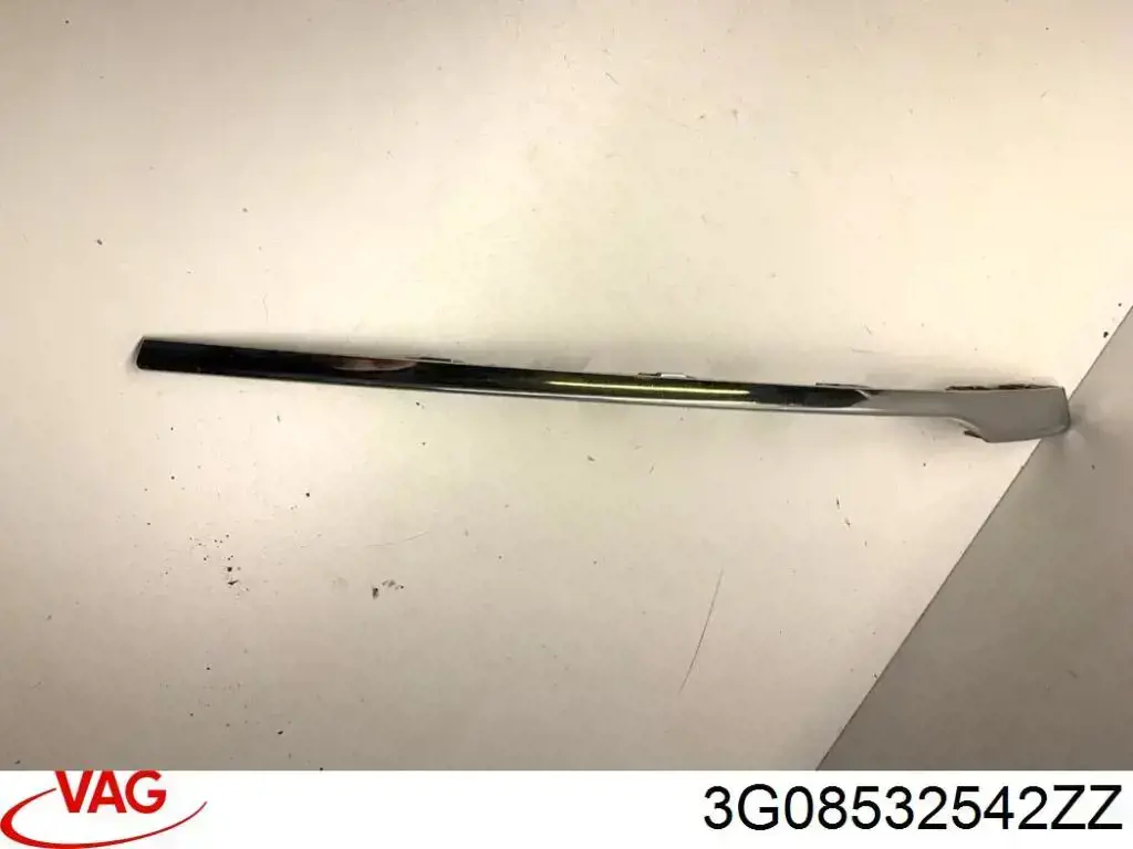 Купить 3G08532542ZZ VAG Молдинг бампера переднего правый
