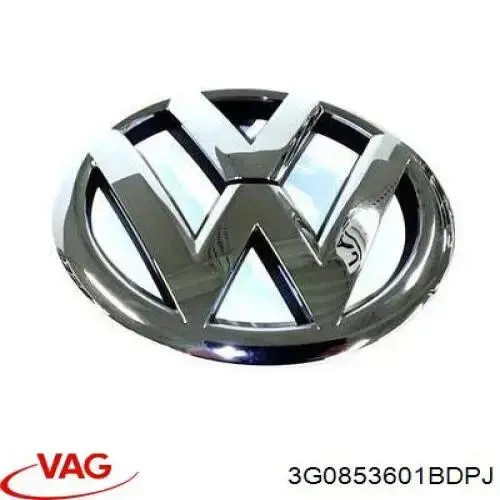 Genuine Volkswagen Audi - 3G0853601BDPJ - VW Emblem - Front (3G0