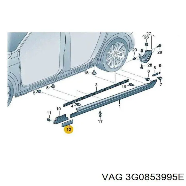  VAG 3G0853995EGRU цена, от 36.96 USD