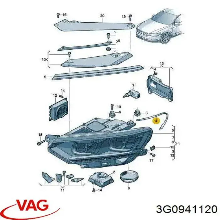  VAG 3G0941120 цена, от 21.75 USD