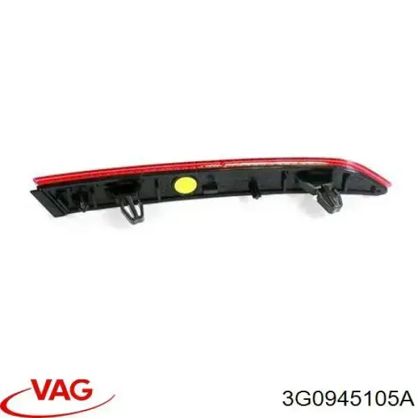 3G0945105A VAG катафот (отражатель заднего бампера левый)