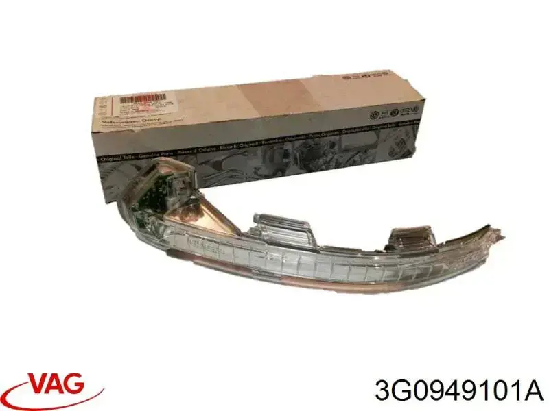 Luz intermitente de retrovisor exterior izquierdo 3G0949101A VAG