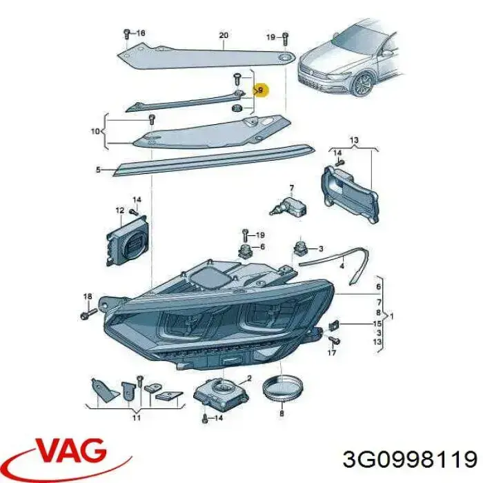 3G0998119 VAG 