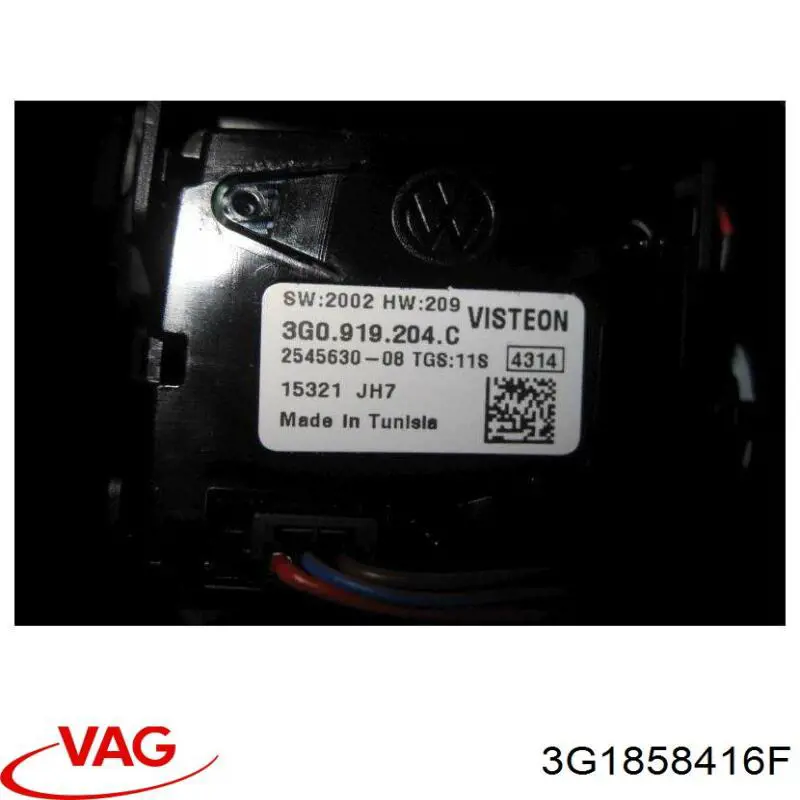  3G1858416F VAG