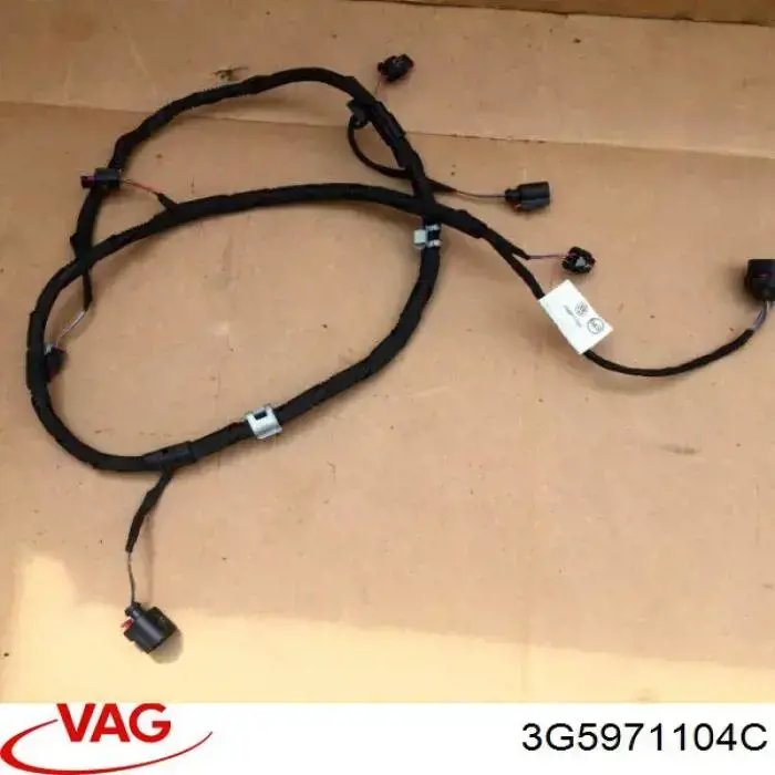 3G5971104C VAG Кабель/провод парктроника бампера, заднего