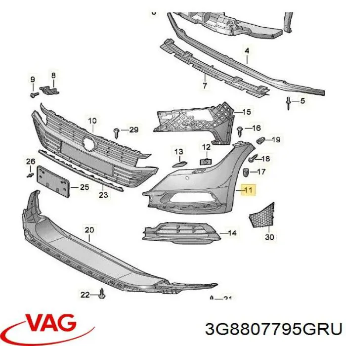 3G8807795GRU VAG 