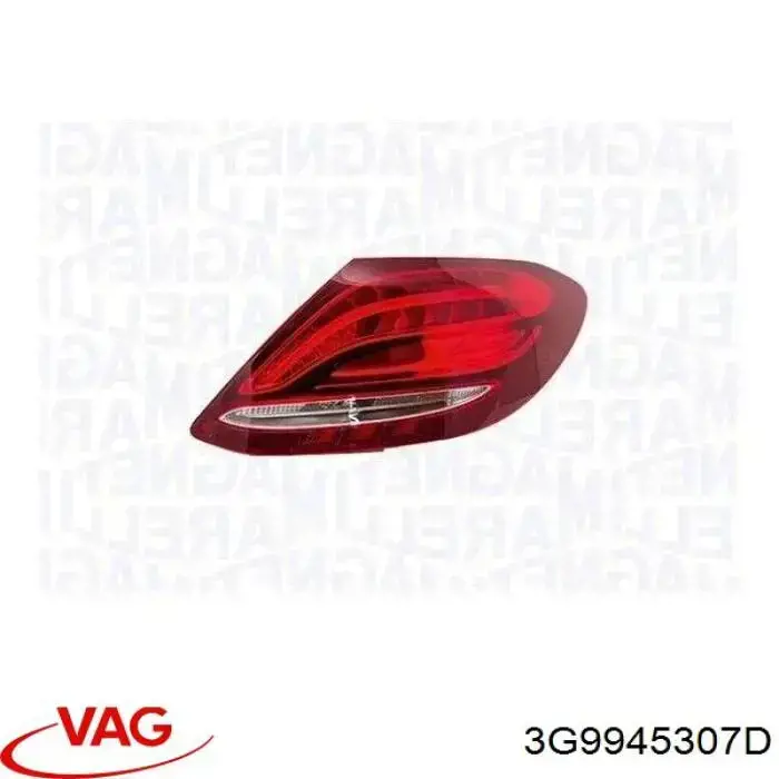 Фонарь задний левый, внутренний VAG 3G9945307D цена, от 124.15 USD