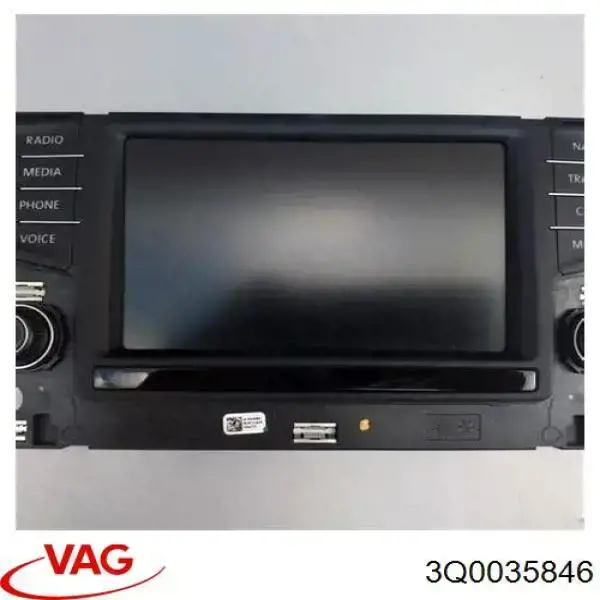 Магнитола (радио AM/FM) VAG 3Q0035846 цена, от 327.43 USD
