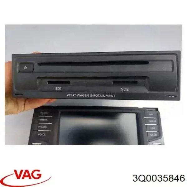 Купить 3Q0035846 VAG Заводская магнитола