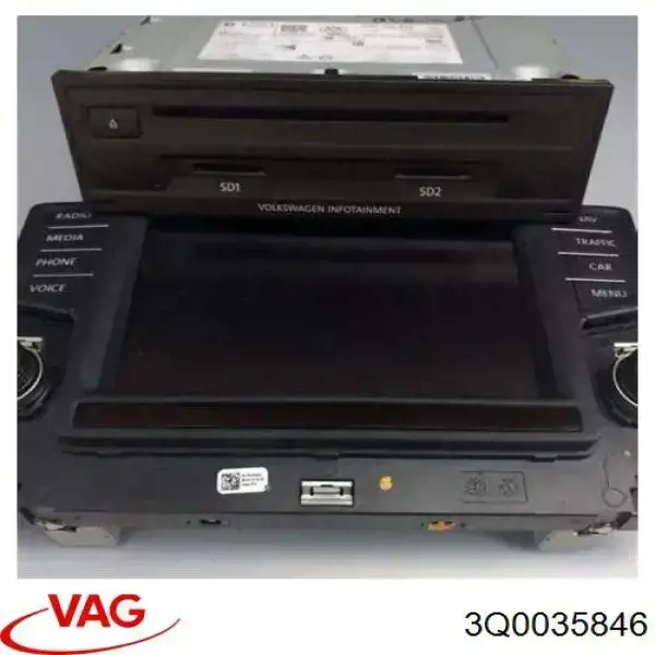 3Q0035846 VAG Радиоприемник