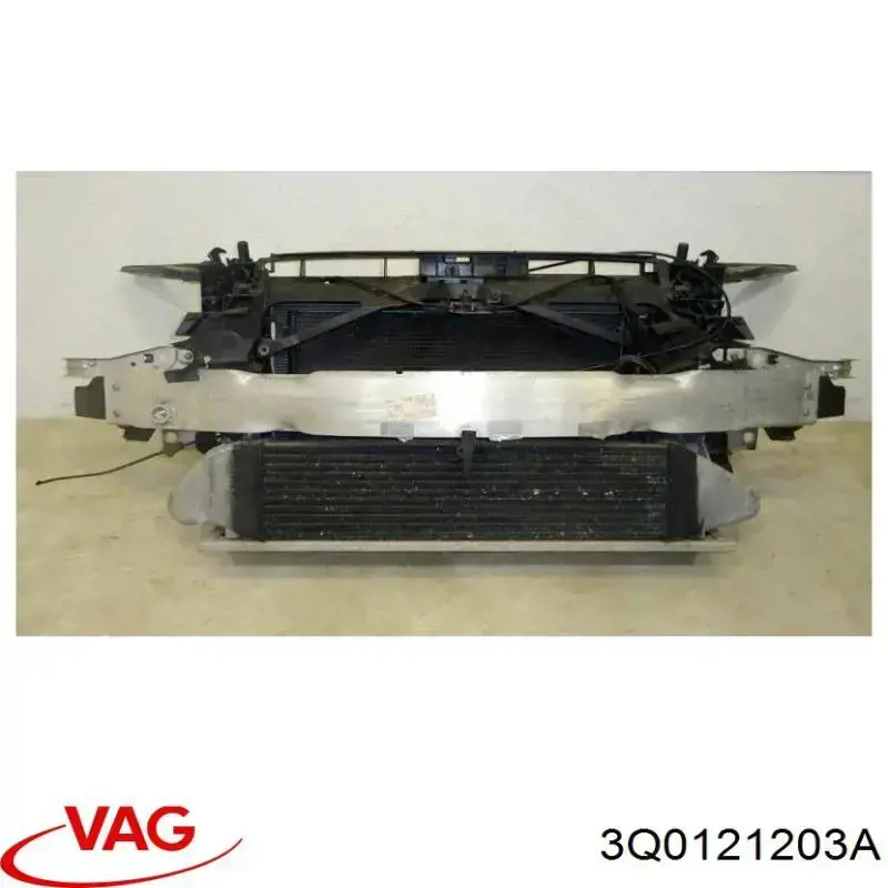 3Q0121203E VAG электровентилятор охлаждения в сборе (мотор+крыльчатка)