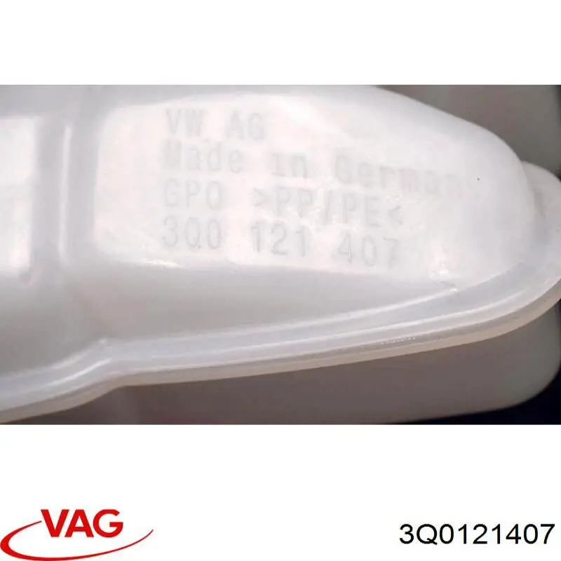 Купить 3Q0121407A VAG Водяной бачок системы охлаждения