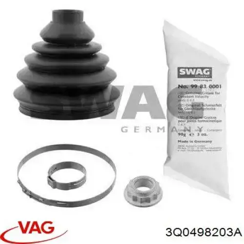 Купить 3Q0498203A VAG Пыльник гранаты наружный, передний