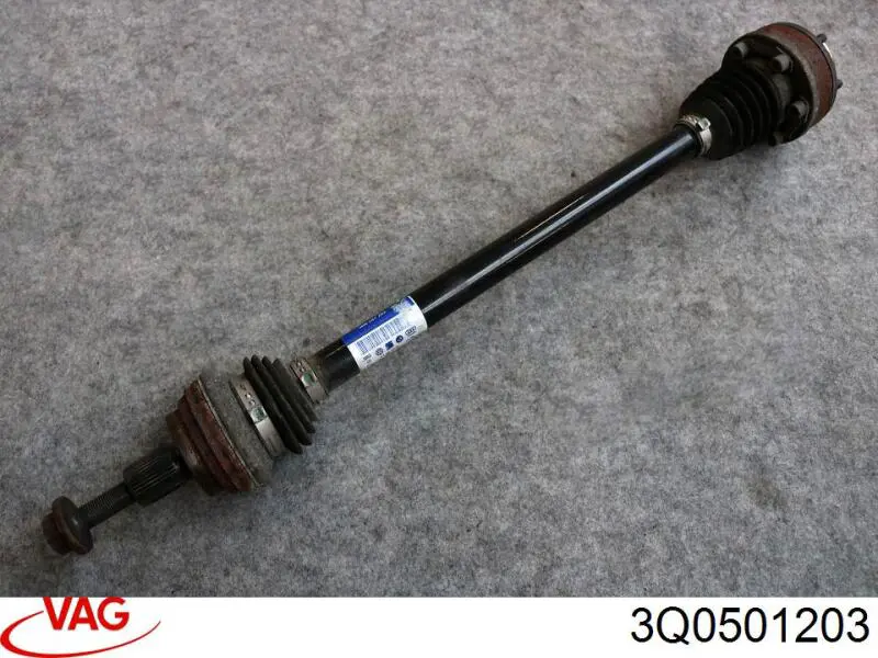 Купить 3Q0501203BX VAG Полуось задняя левая