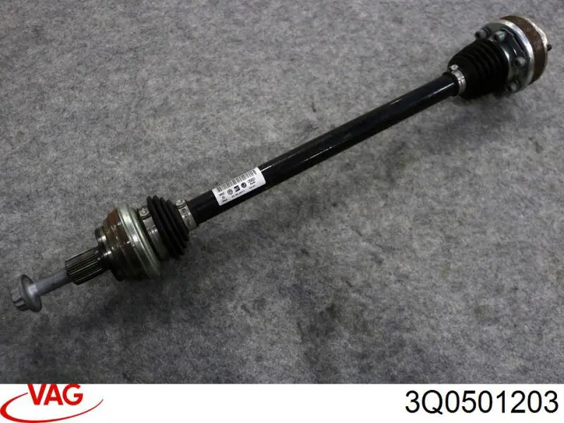 Купить 3Q0501203BX VAG Полуось задняя левая
