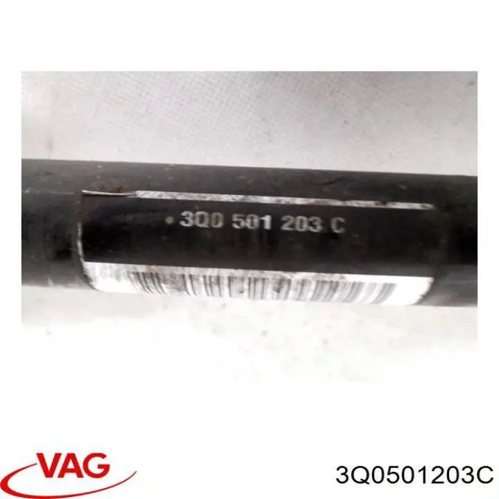 Полуось задняя, левая VAG 3Q0501203C