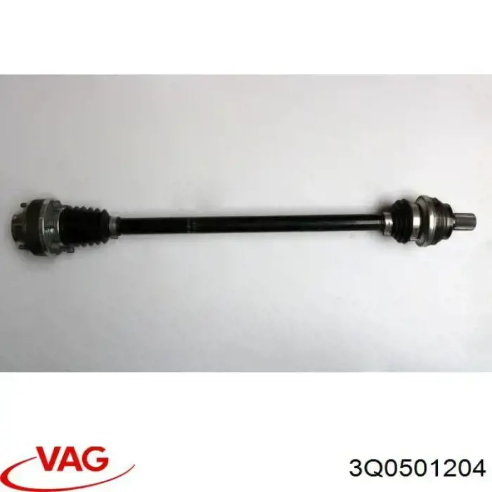 Полуось задняя, правая VAG 3Q0501204BX