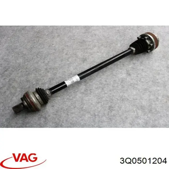 Полуось задняя правая 3Q0501204BX VAG