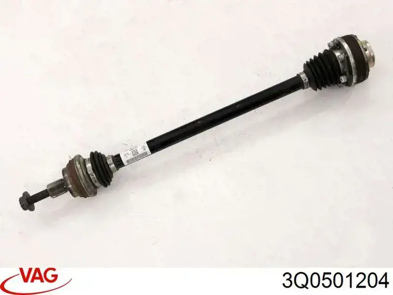Купить 3Q0501204BX VAG Полуось задняя правая