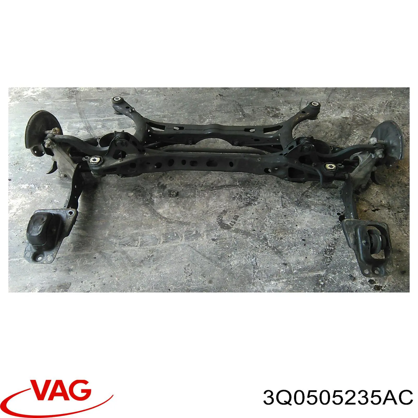 Балка задней подвески поперечная VAG 3Q0505235AA цена, от 101.35 USD